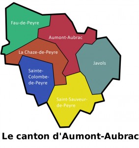Terre de Peyyre - Carte du Canton