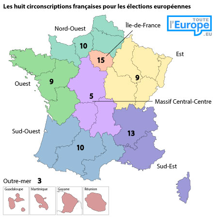 Circonspriptions Elections européenne